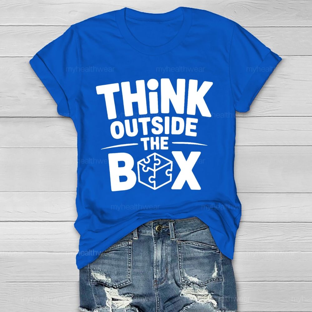Think Outside The Box   Healthwear T-shirt