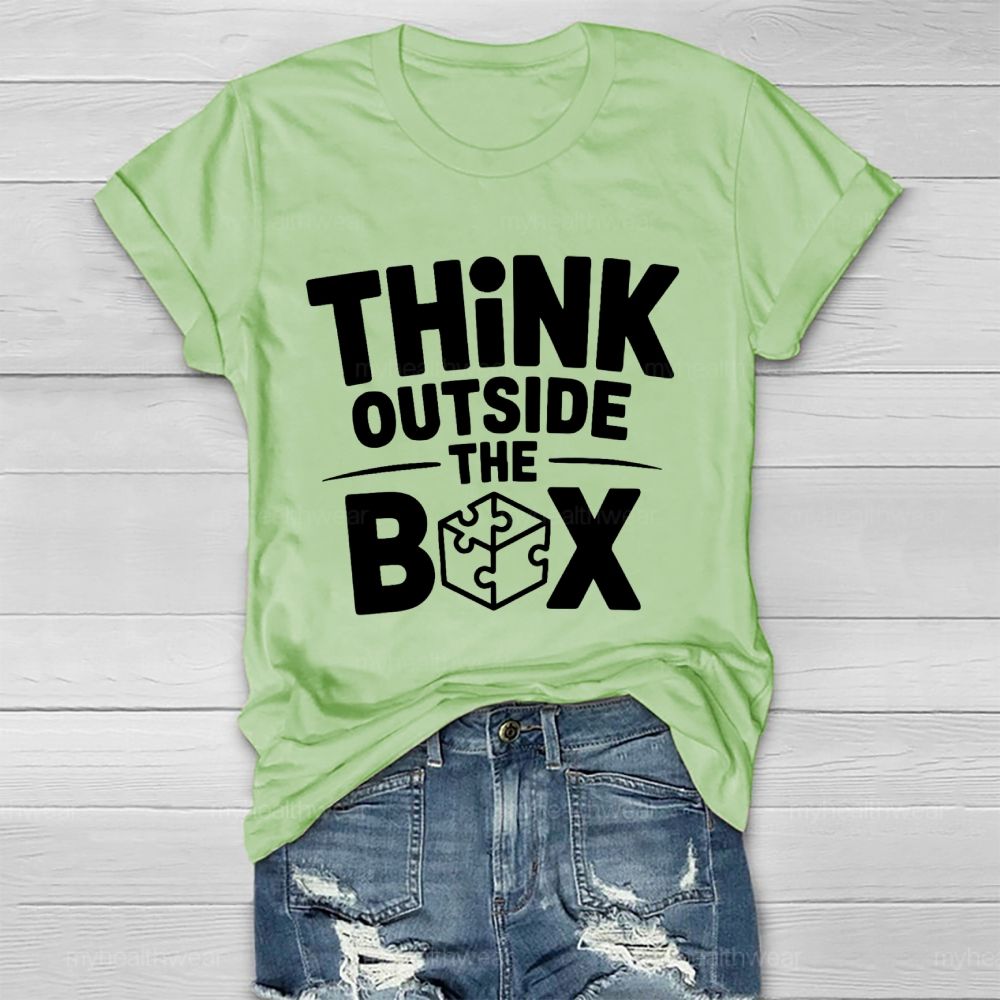 Think Outside The Box   Healthwear T-shirt