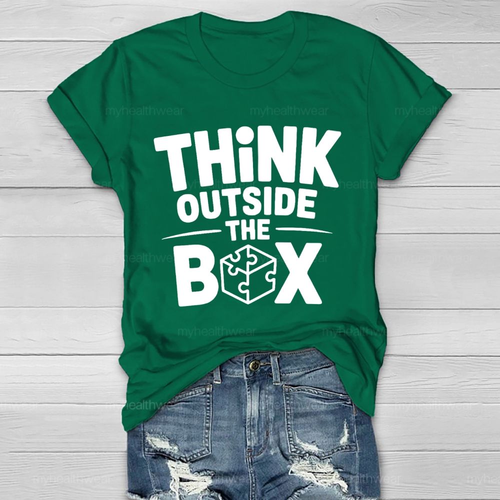 Think Outside The Box   Healthwear T-shirt