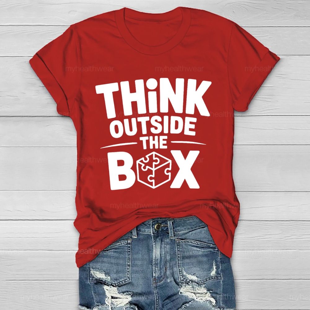 Think Outside The Box   Healthwear T-shirt