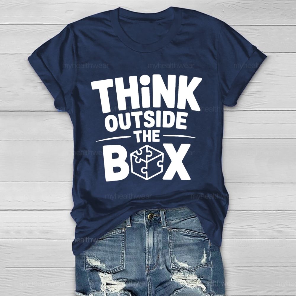Think Outside The Box   Healthwear T-shirt