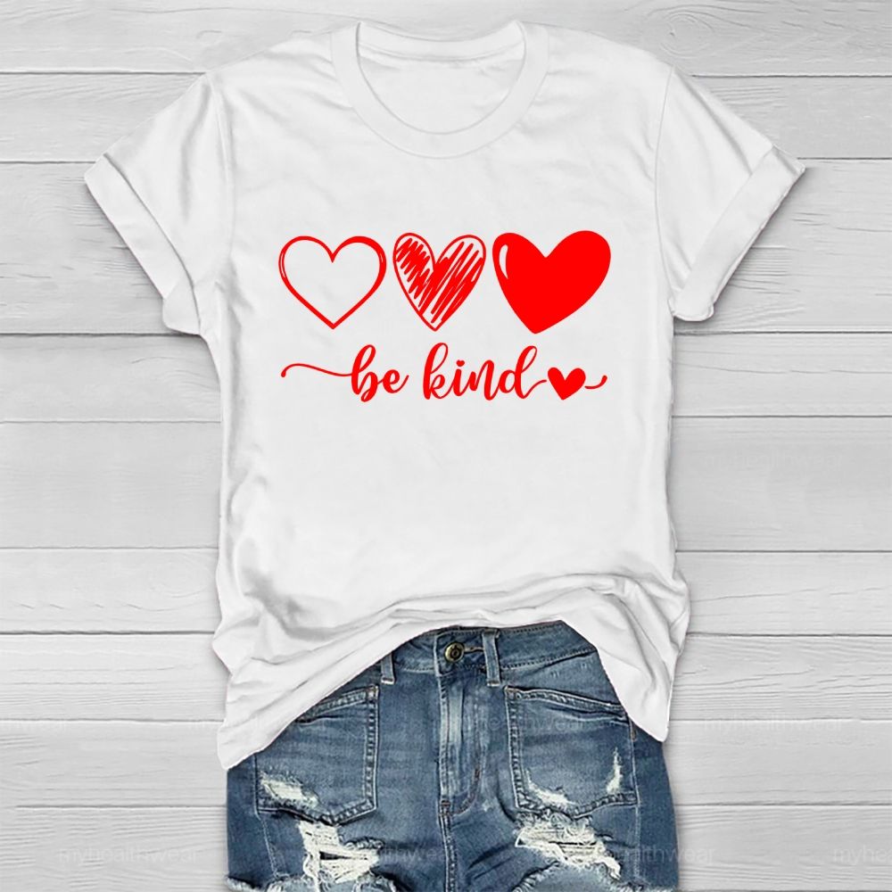 Be Kind Love Letters Graphics  Healthwear T-shirt