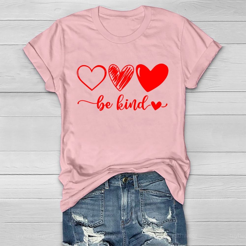Be Kind Love Letters Graphics  Healthwear T-shirt