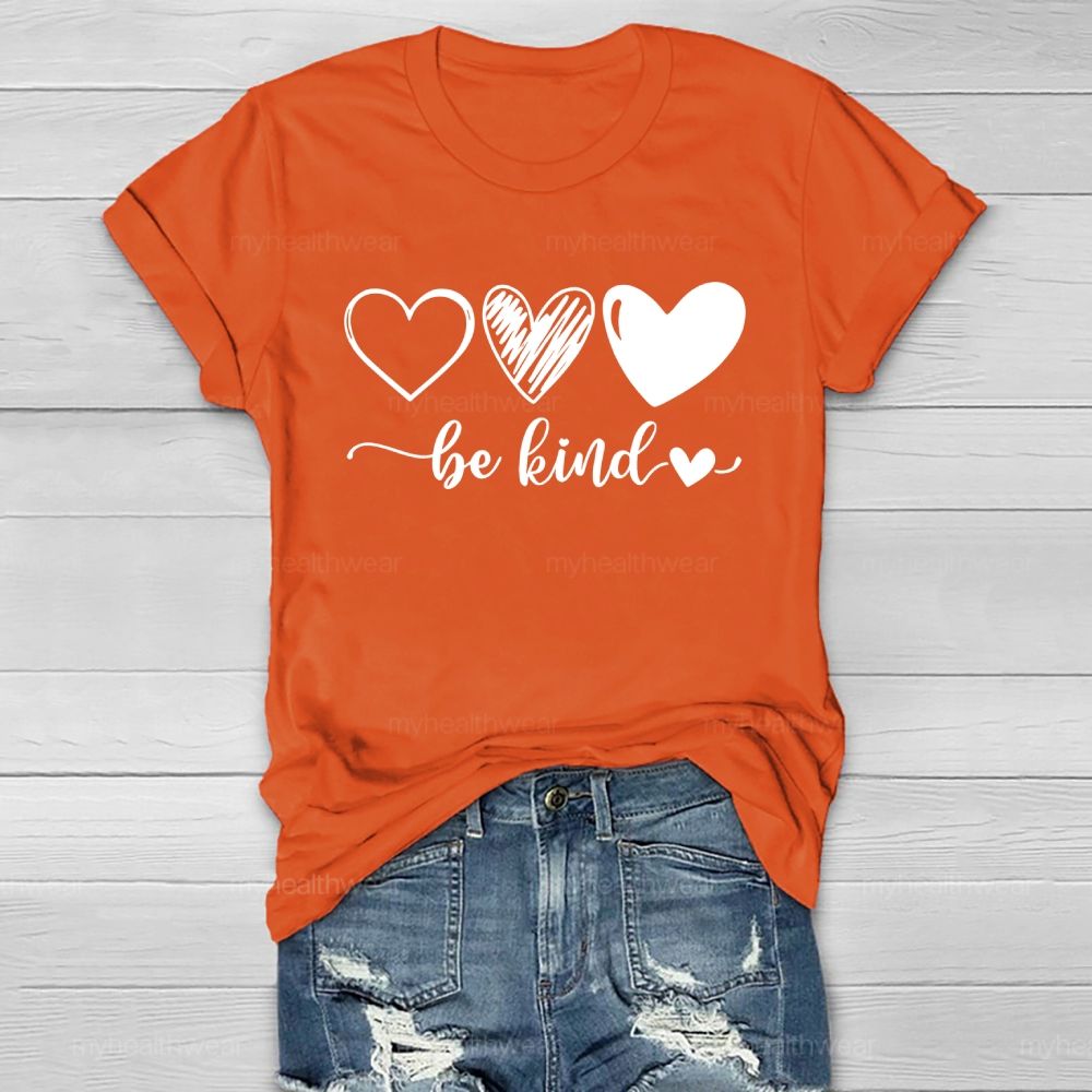 Be Kind Love Letters Graphics  Healthwear T-shirt