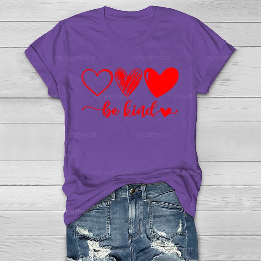 Be Kind Love Letters Graphics  Healthwear T-shirt
