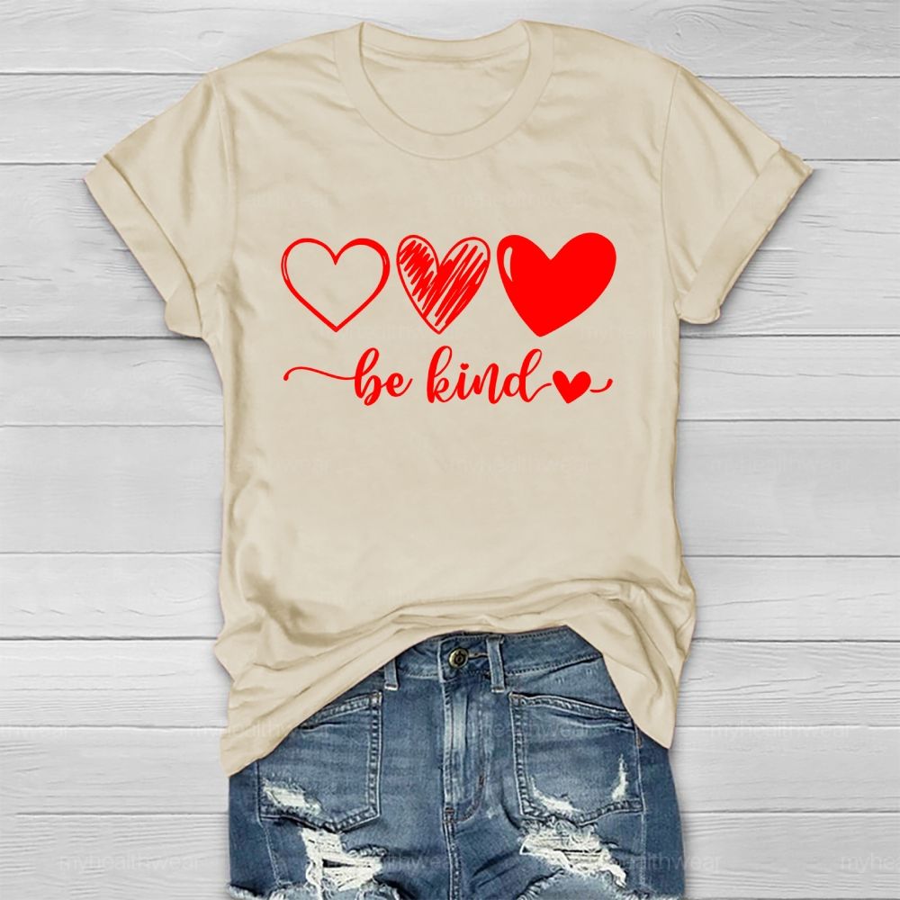 Be Kind Love Letters Graphics  Healthwear T-shirt