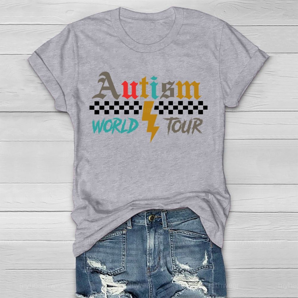 Autism World Tour   Healthwear T-shirt