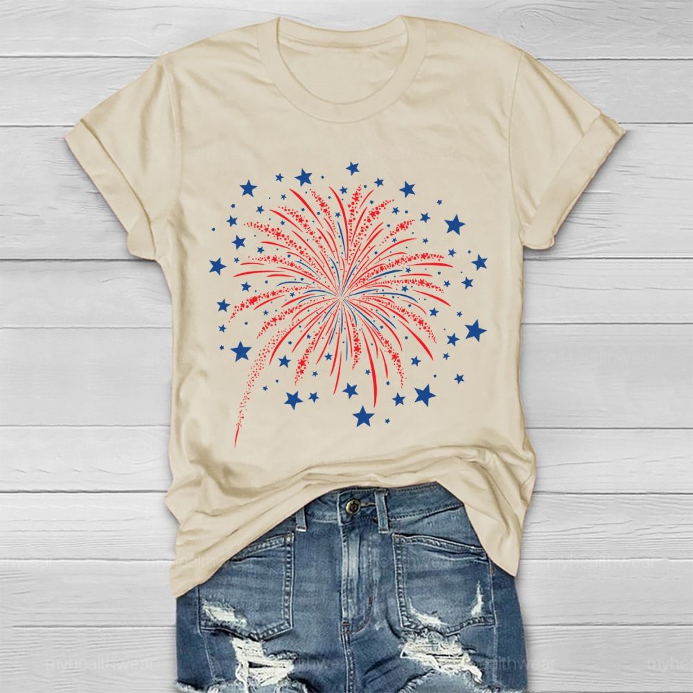 Stars Fireworks  Healthwear T-shirt