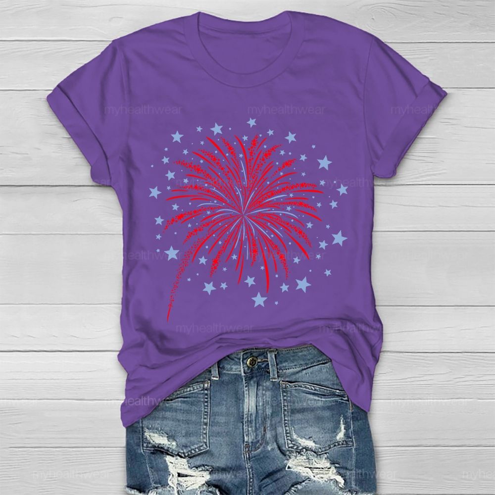 Stars Fireworks  Healthwear T-shirt