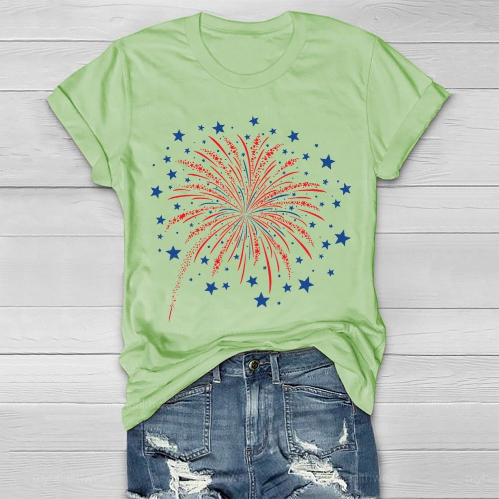 Stars Fireworks  Healthwear T-shirt