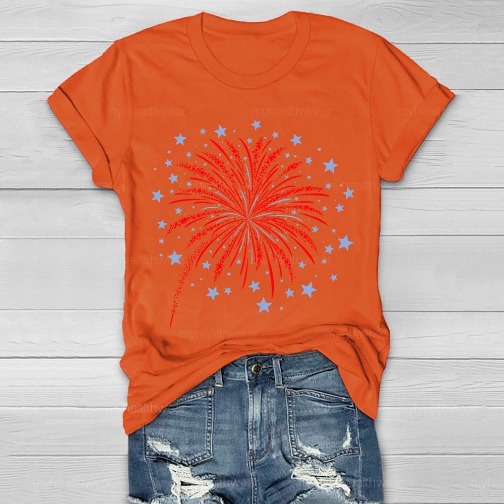 Stars Fireworks  Healthwear T-shirt