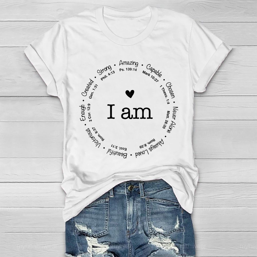 I Am  Amazing  Capable  Chosen   Healthwear T-shirt
