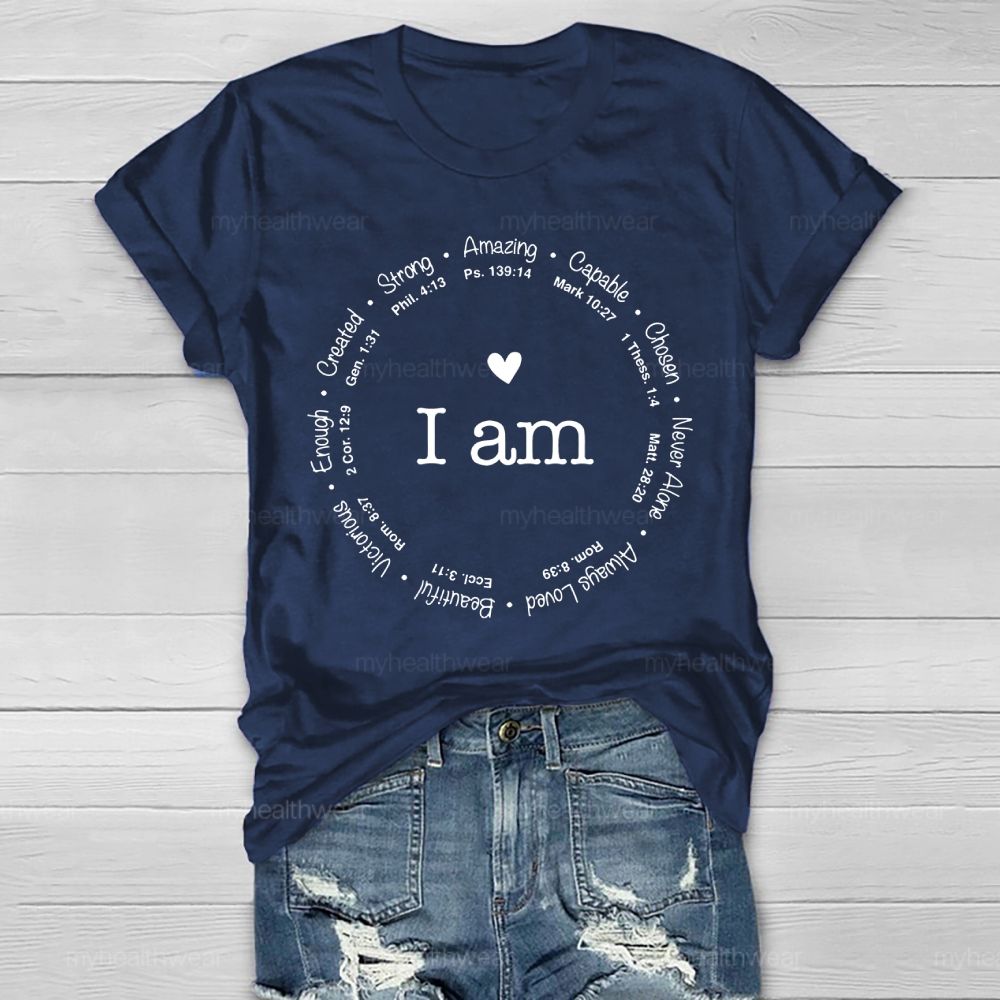 I Am  Amazing  Capable  Chosen   Healthwear T-shirt