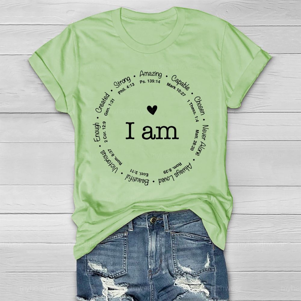 I Am  Amazing  Capable  Chosen   Healthwear T-shirt