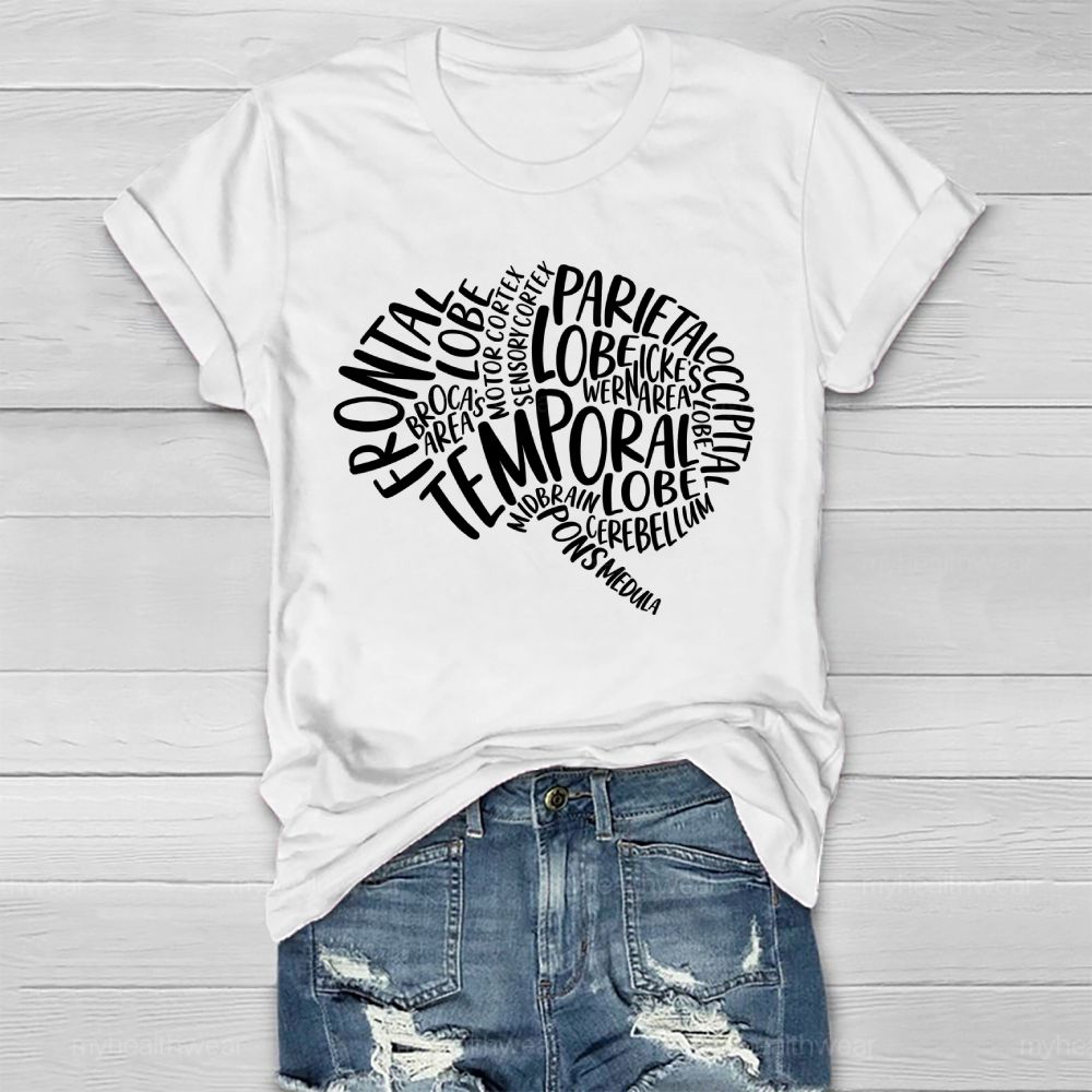 Frontal Lobe  Healthwear T-shirt