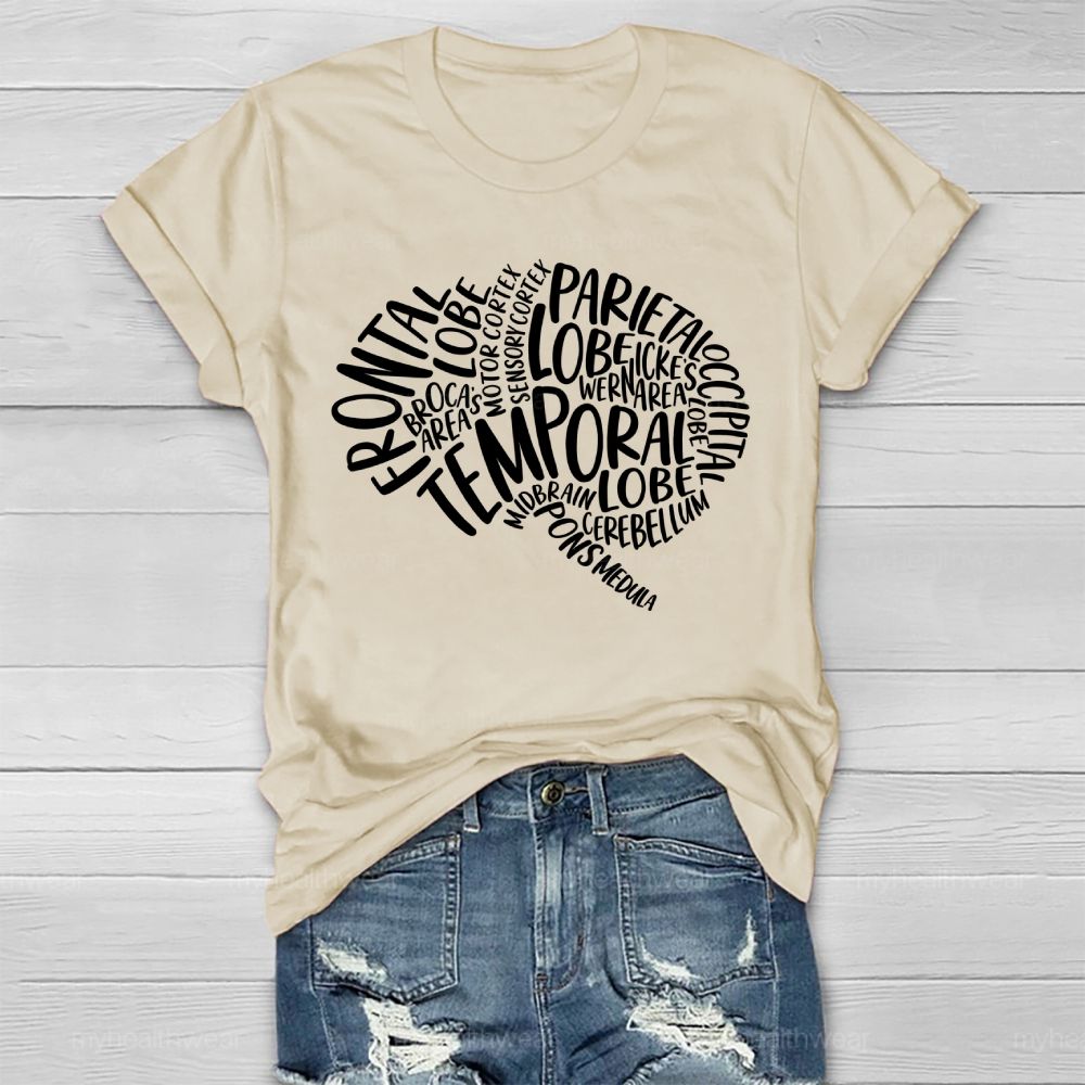 Frontal Lobe  Healthwear T-shirt