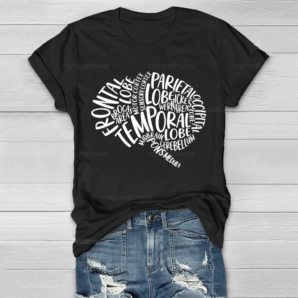 Frontal Lobe  Healthwear T-shirt