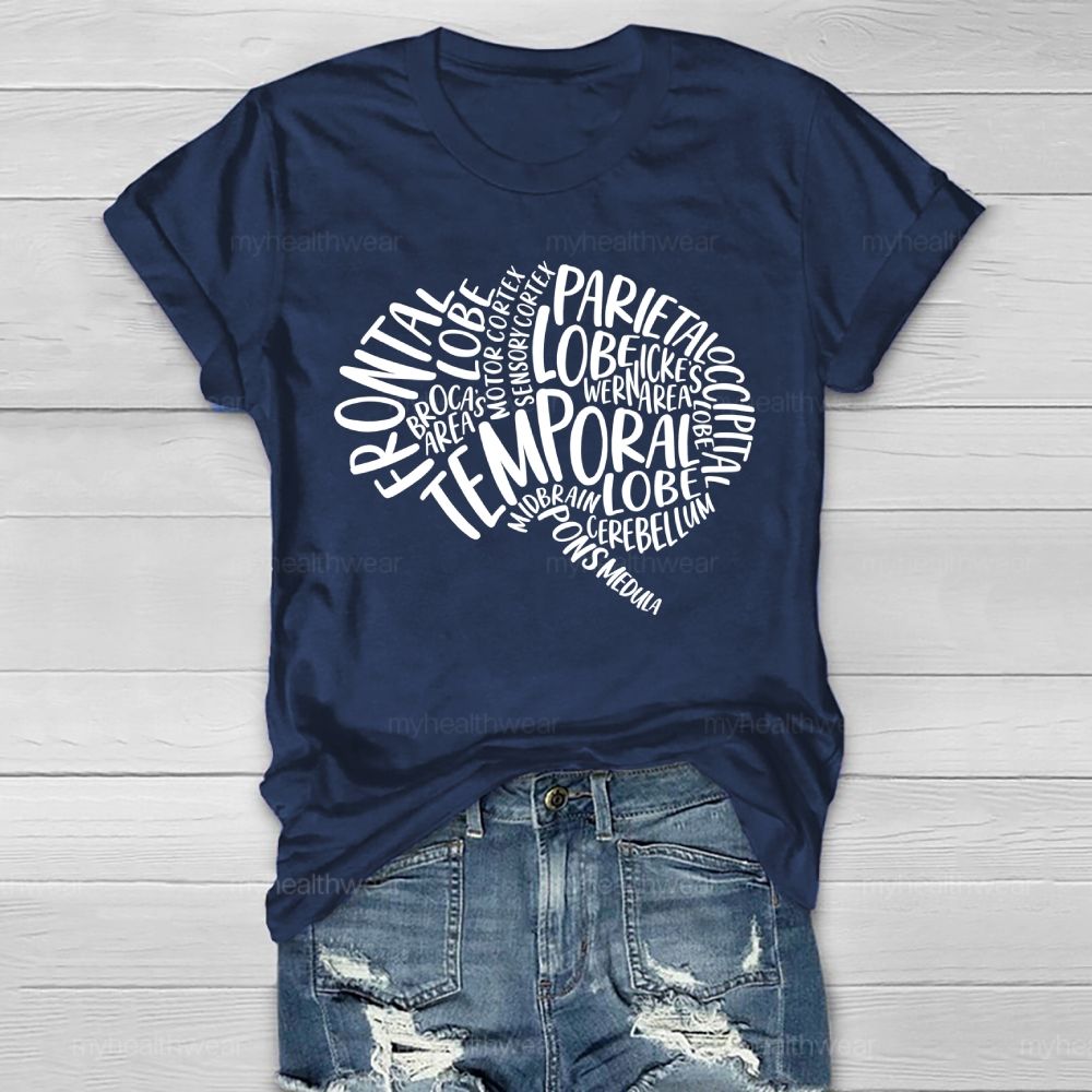 Frontal Lobe  Healthwear T-shirt
