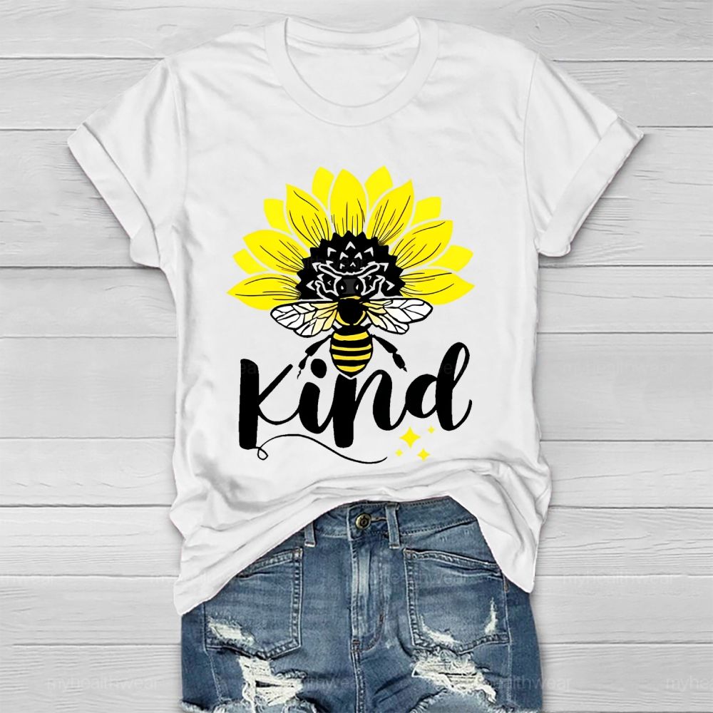 Bee Kind Sunflower  Healthwear T-shirt