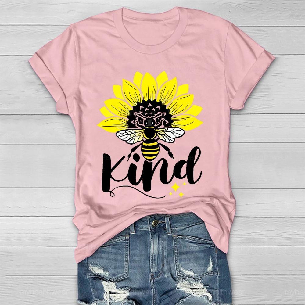 Bee Kind Sunflower  Healthwear T-shirt