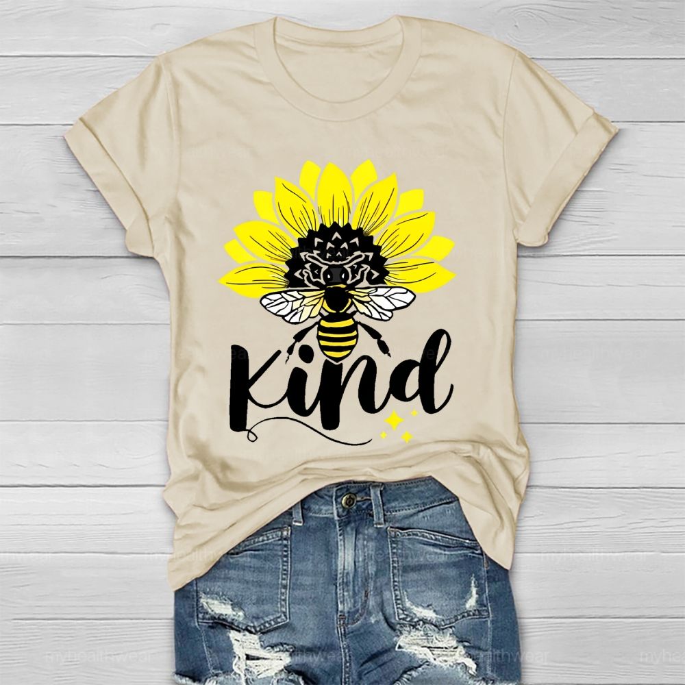 Bee Kind Sunflower  Healthwear T-shirt