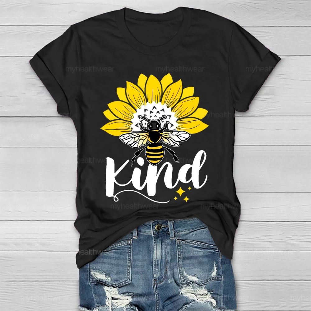 Bee Kind Sunflower  Healthwear T-shirt