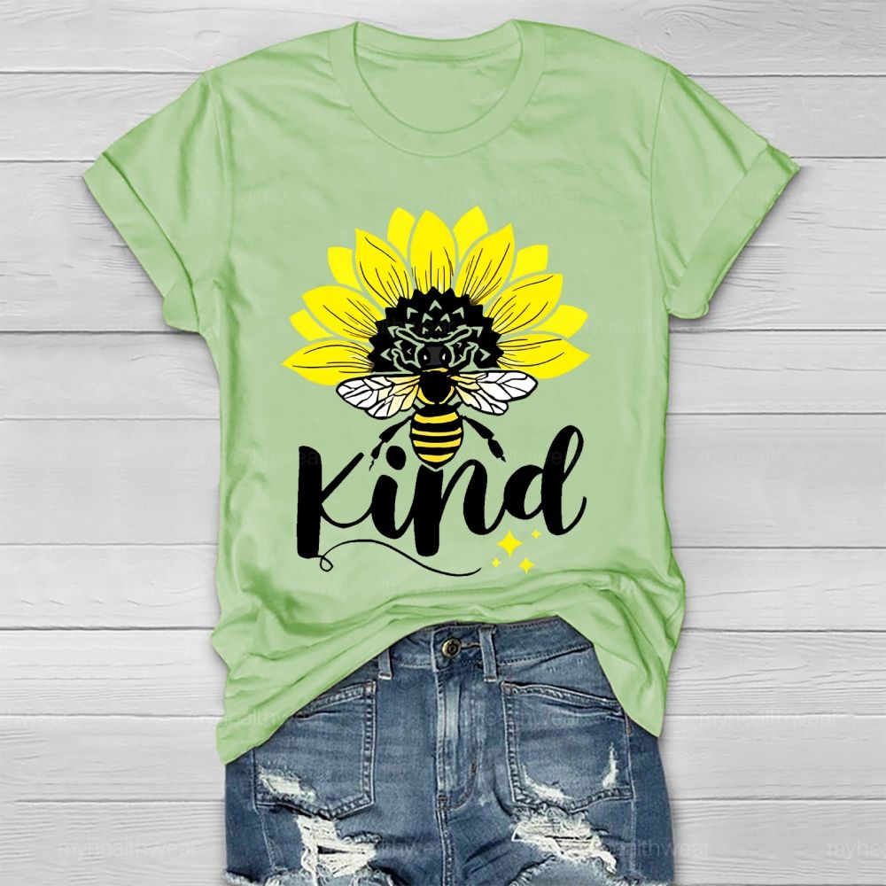 Bee Kind Sunflower  Healthwear T-shirt