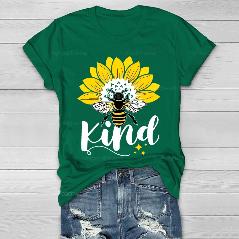 Bee Kind Sunflower  Healthwear T-shirt