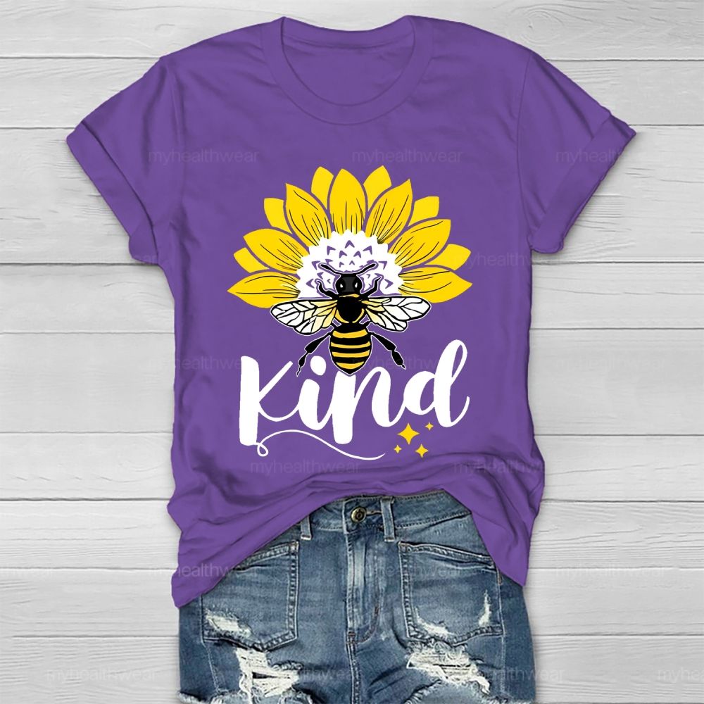 Bee Kind Sunflower  Healthwear T-shirt
