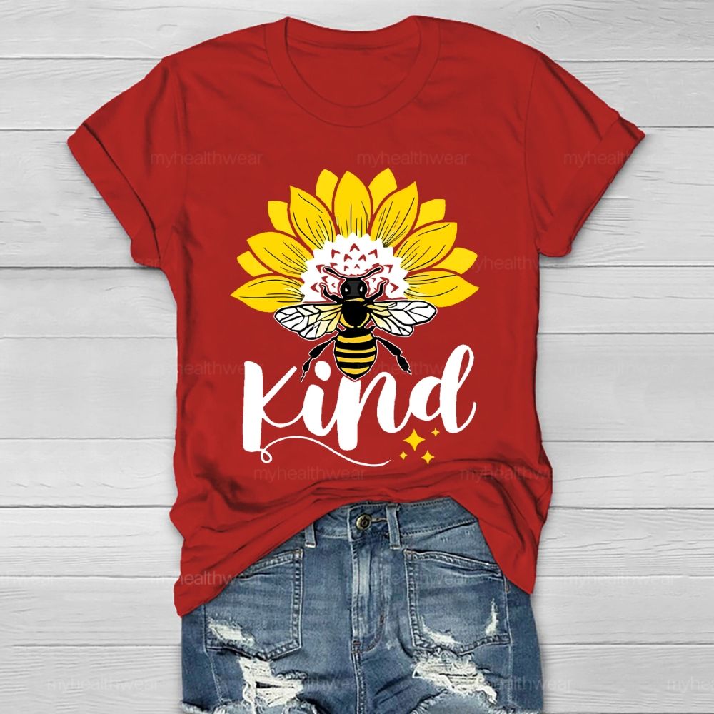 Bee Kind Sunflower  Healthwear T-shirt
