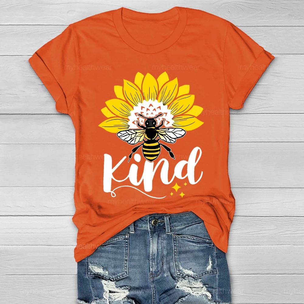 Bee Kind Sunflower  Healthwear T-shirt