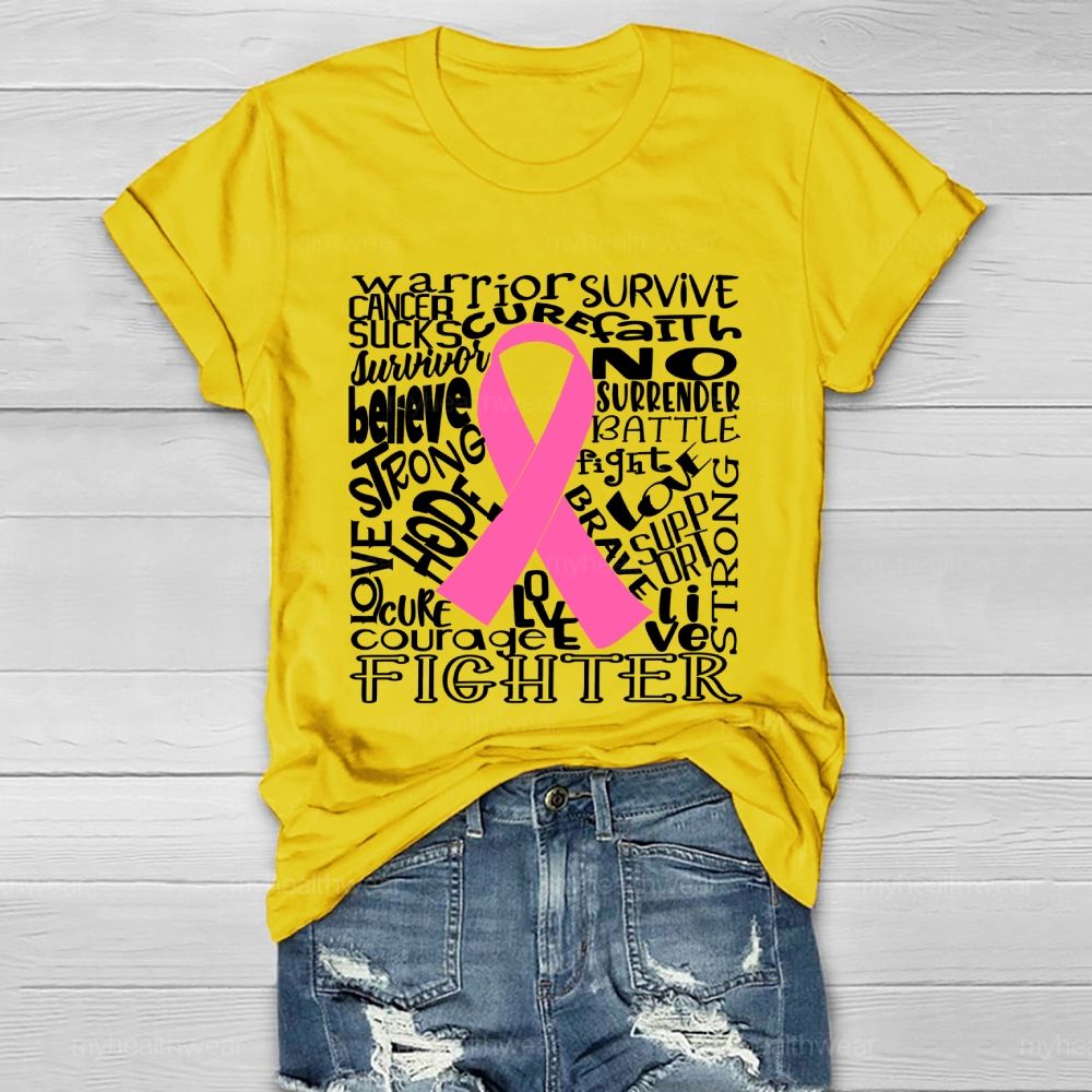 Warrior  Survive  Cancer Sucks    Healthwear T-shirt