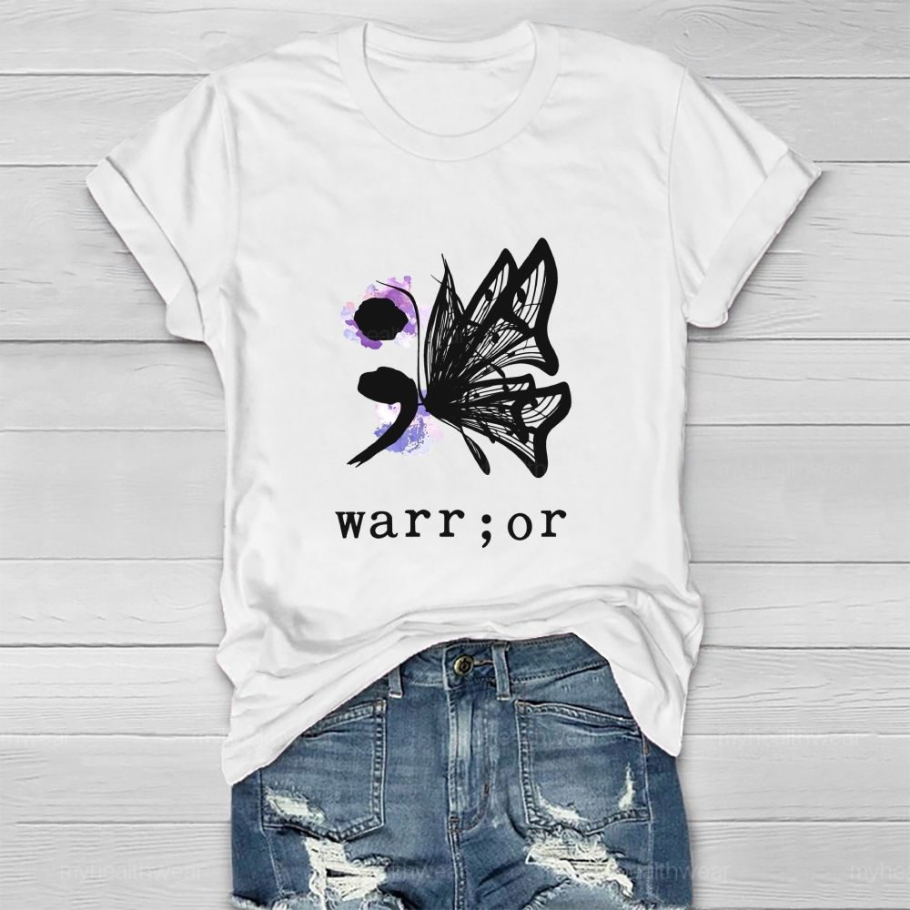 Warrior Butterfly Healthwear T-shirt