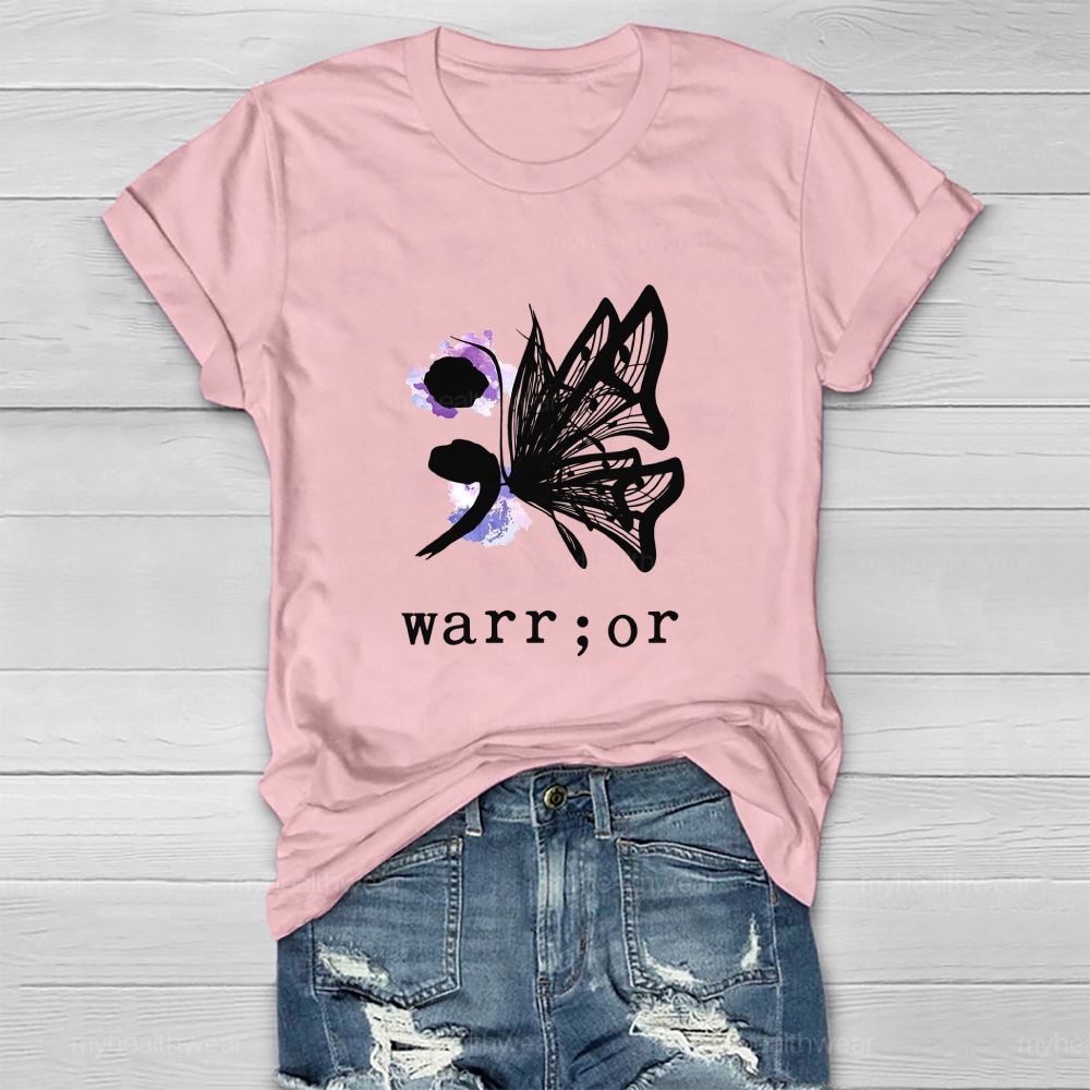 Warrior Butterfly Healthwear T-shirt