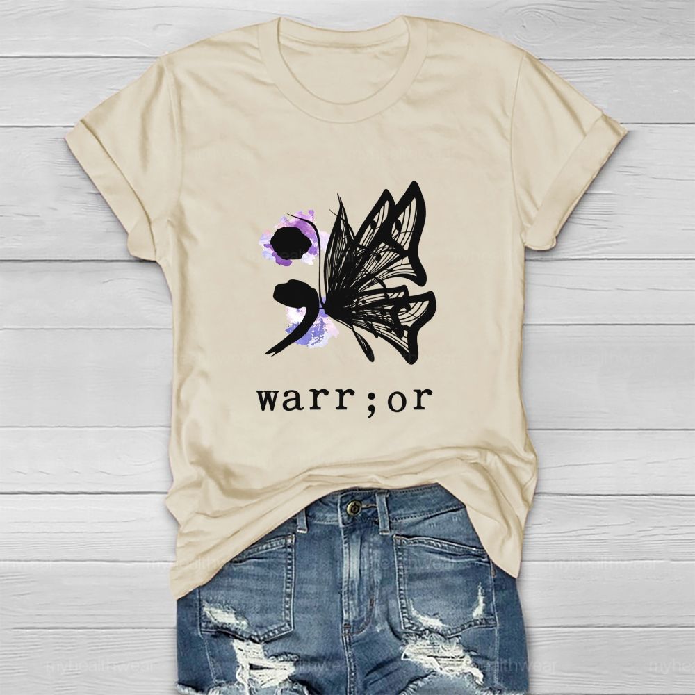 Warrior Butterfly Healthwear T-shirt