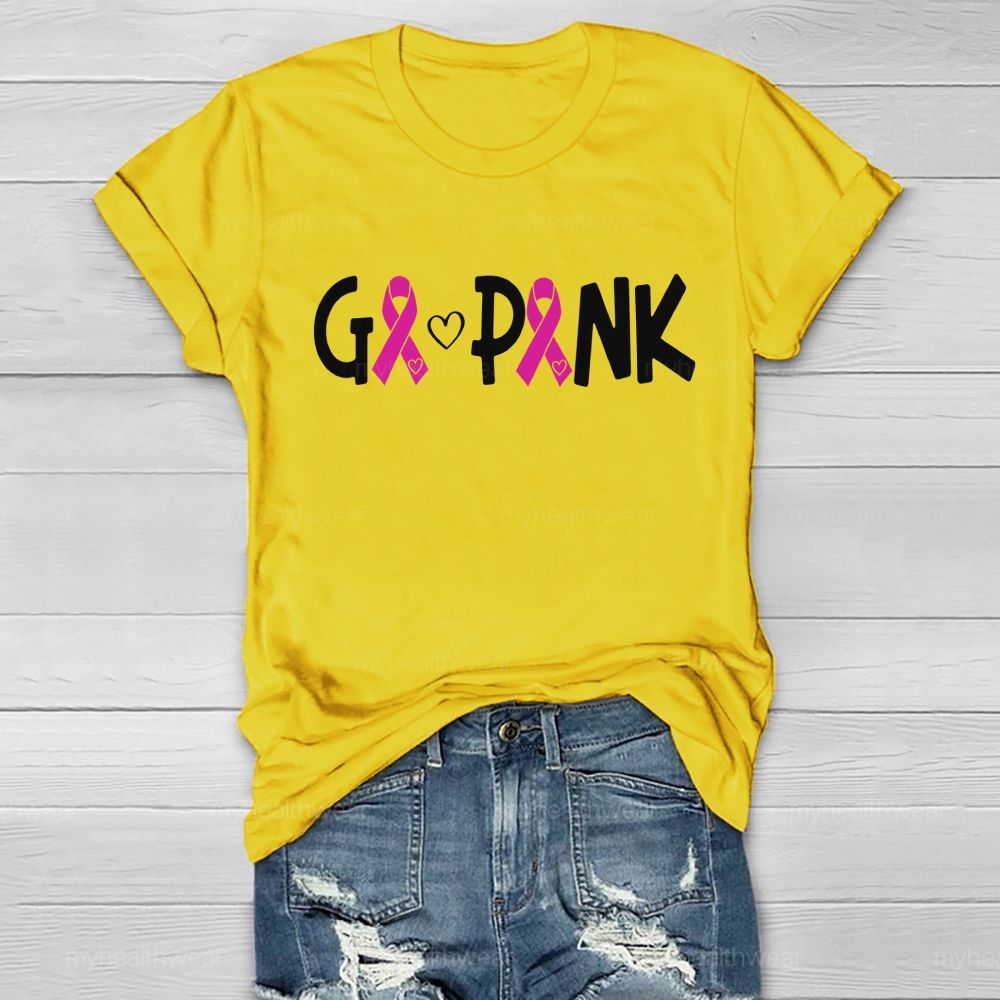 Go Pink Fighting Healthwear T-shirt