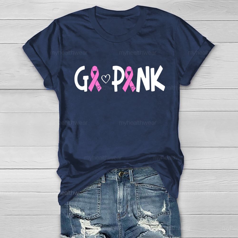 Go Pink Fighting Healthwear T-shirt