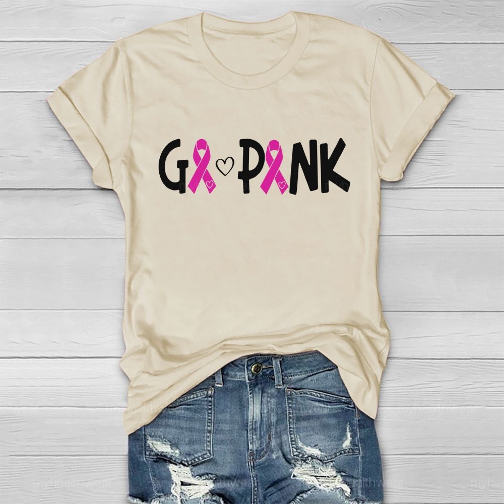 Go Pink Fighting Healthwear T-shirt