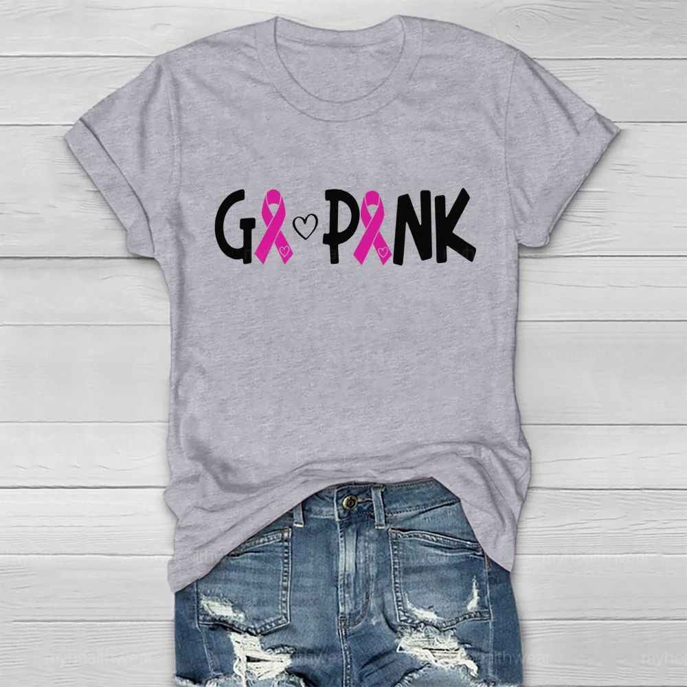 Go Pink Fighting Healthwear T-shirt