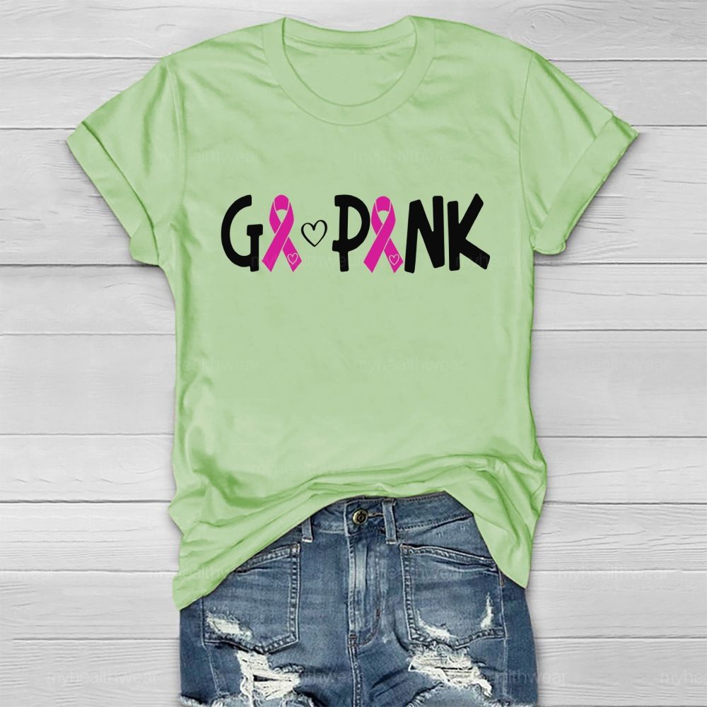 Go Pink Fighting Healthwear T-shirt