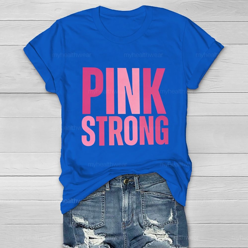 Pink Strong Healthwear T-shirt