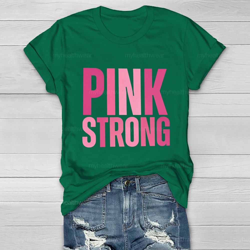 Pink Strong Healthwear T-shirt