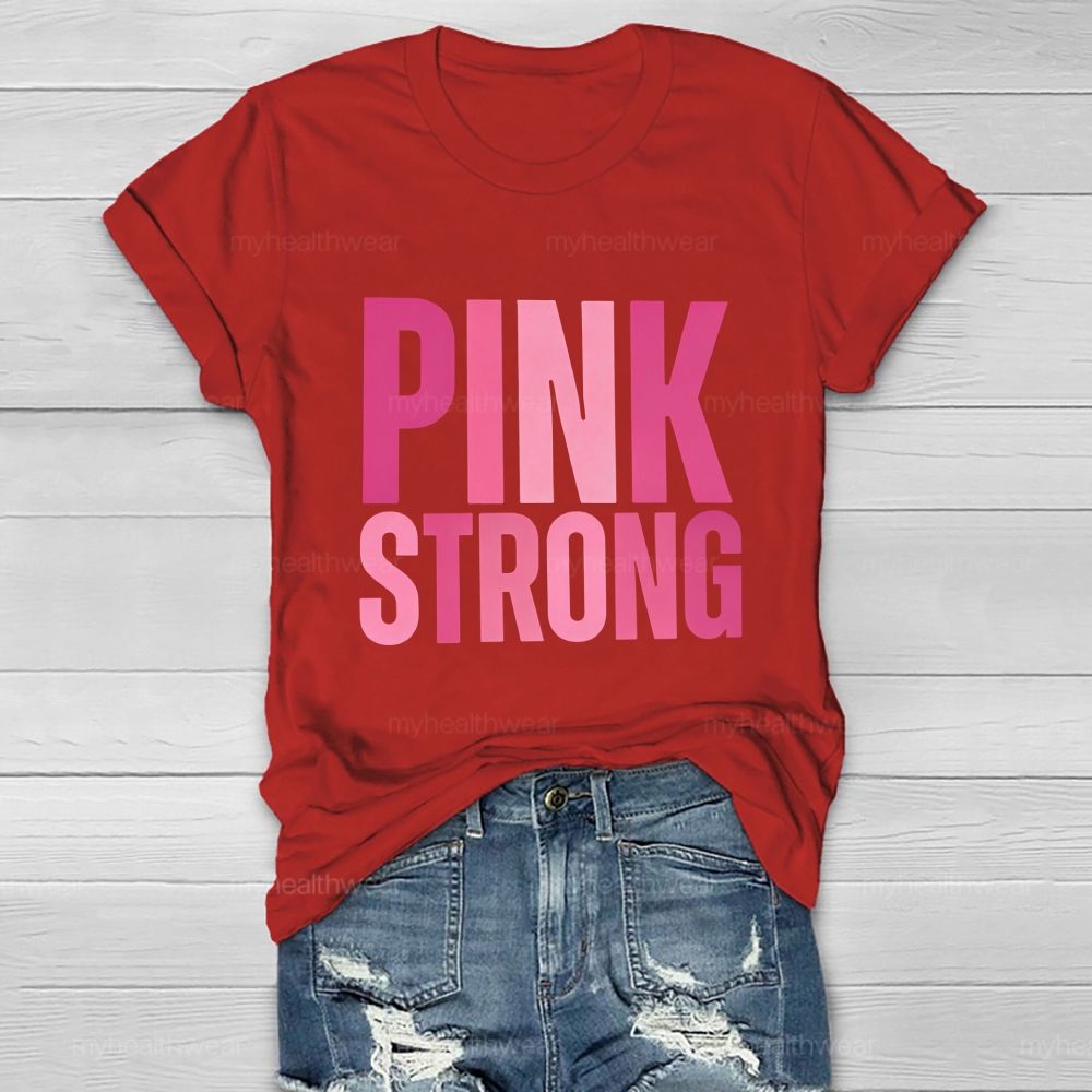 Pink Strong Healthwear T-shirt