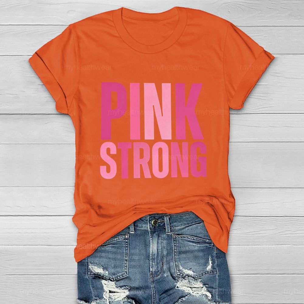 Pink Strong Healthwear T-shirt