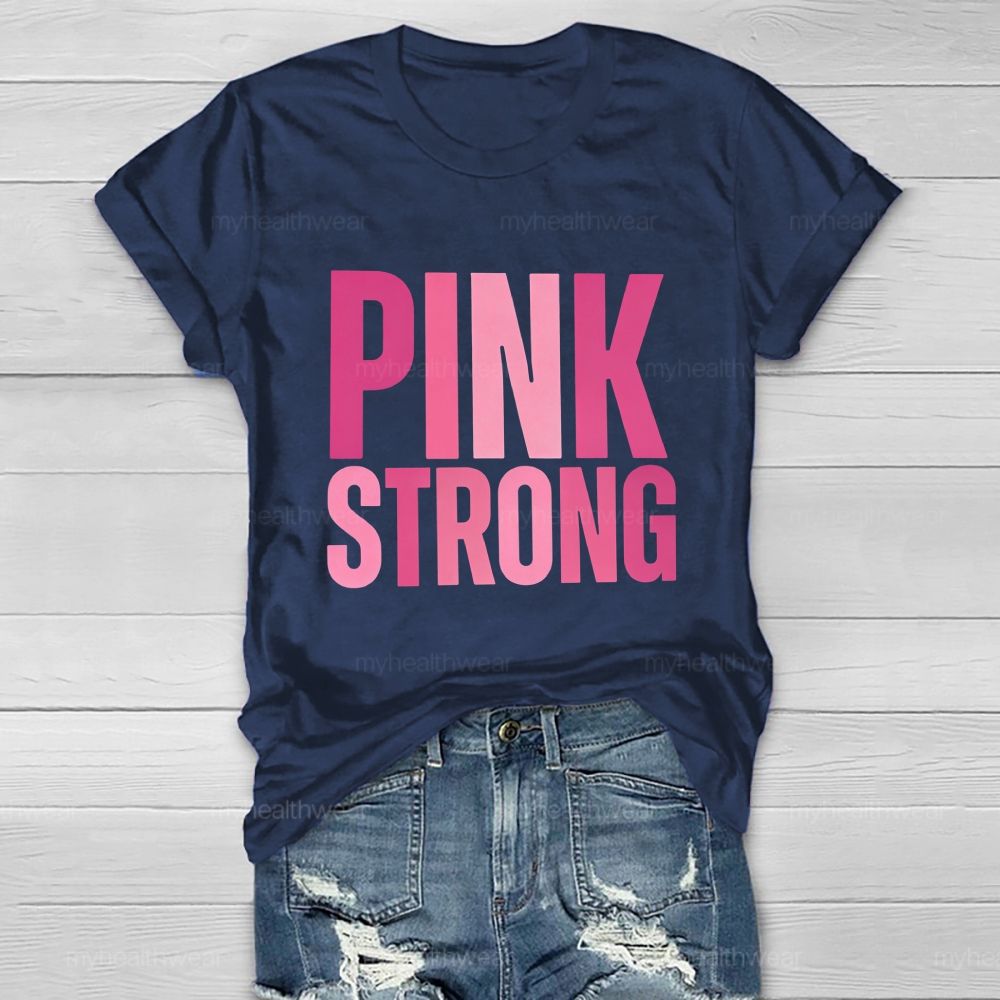 Pink Strong Healthwear T-shirt