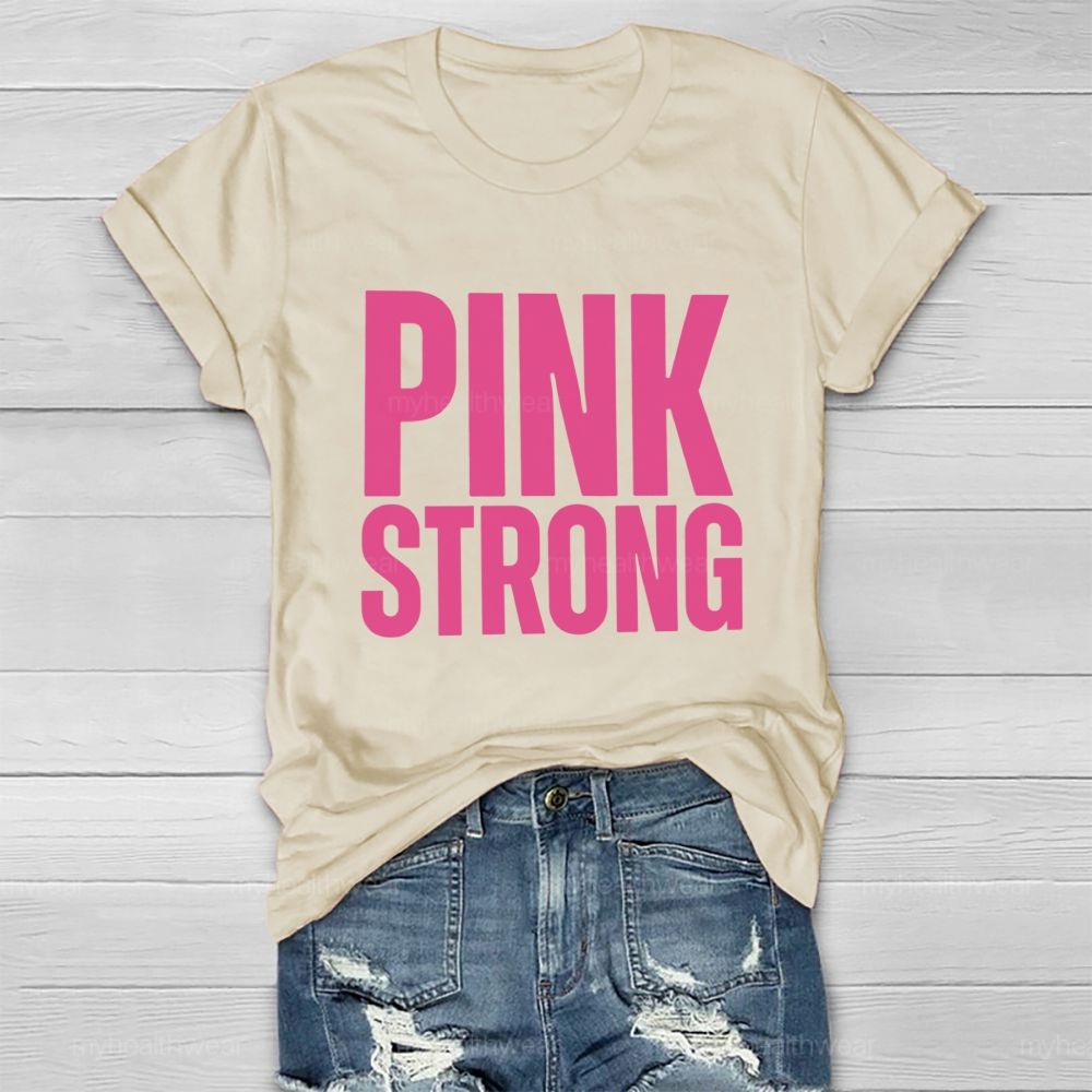 Pink Strong Healthwear T-shirt