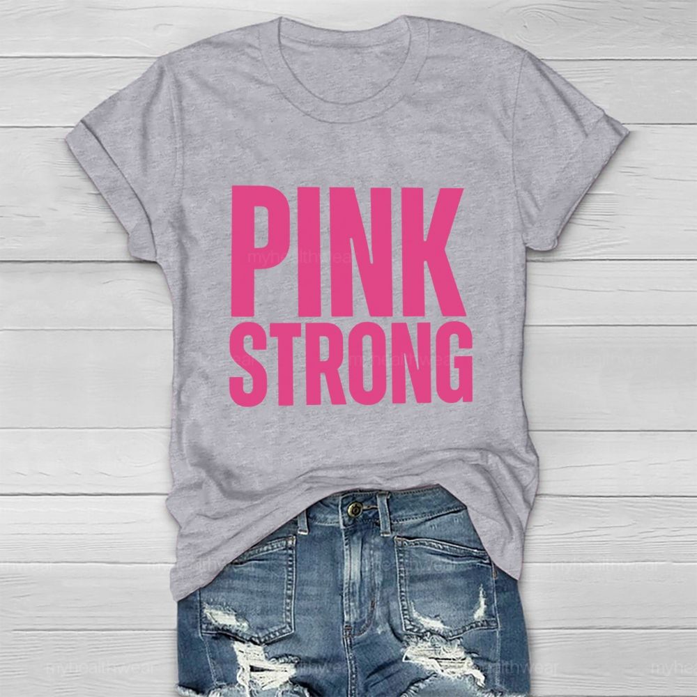 Pink Strong Healthwear T-shirt