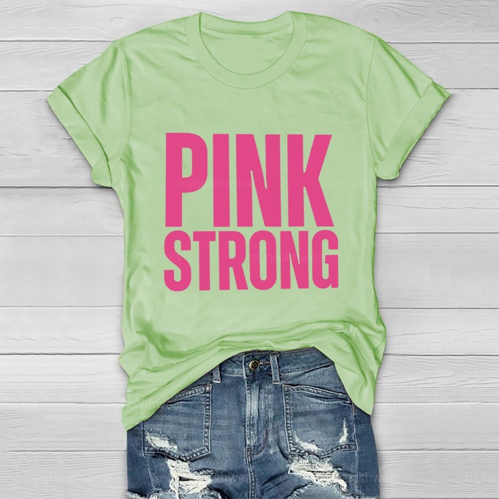 Pink Strong Healthwear T-shirt