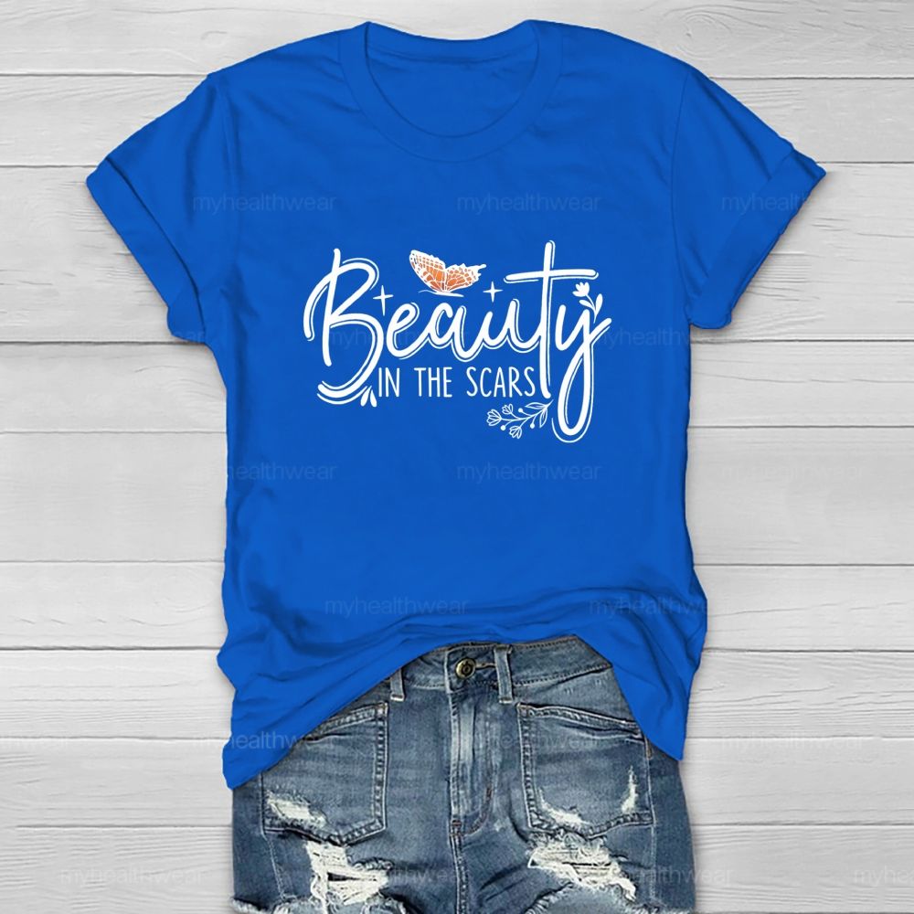 Beauty IN The Scars Butterfly Healthwear T-shirt