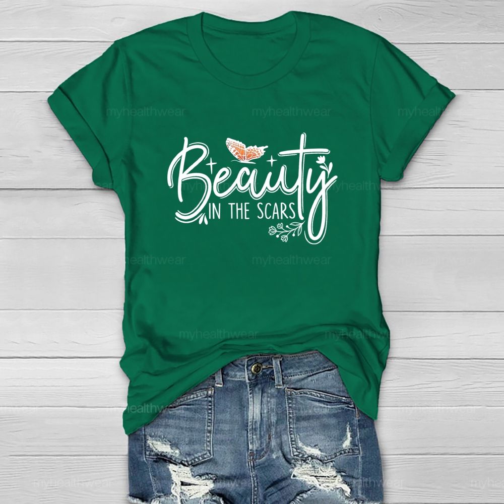 Beauty IN The Scars Butterfly Healthwear T-shirt